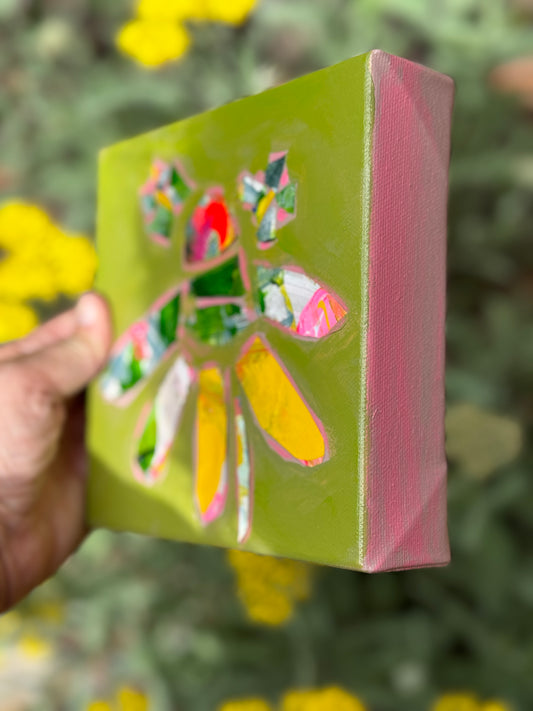 Coneflower Butterflies || 6x6 Floral