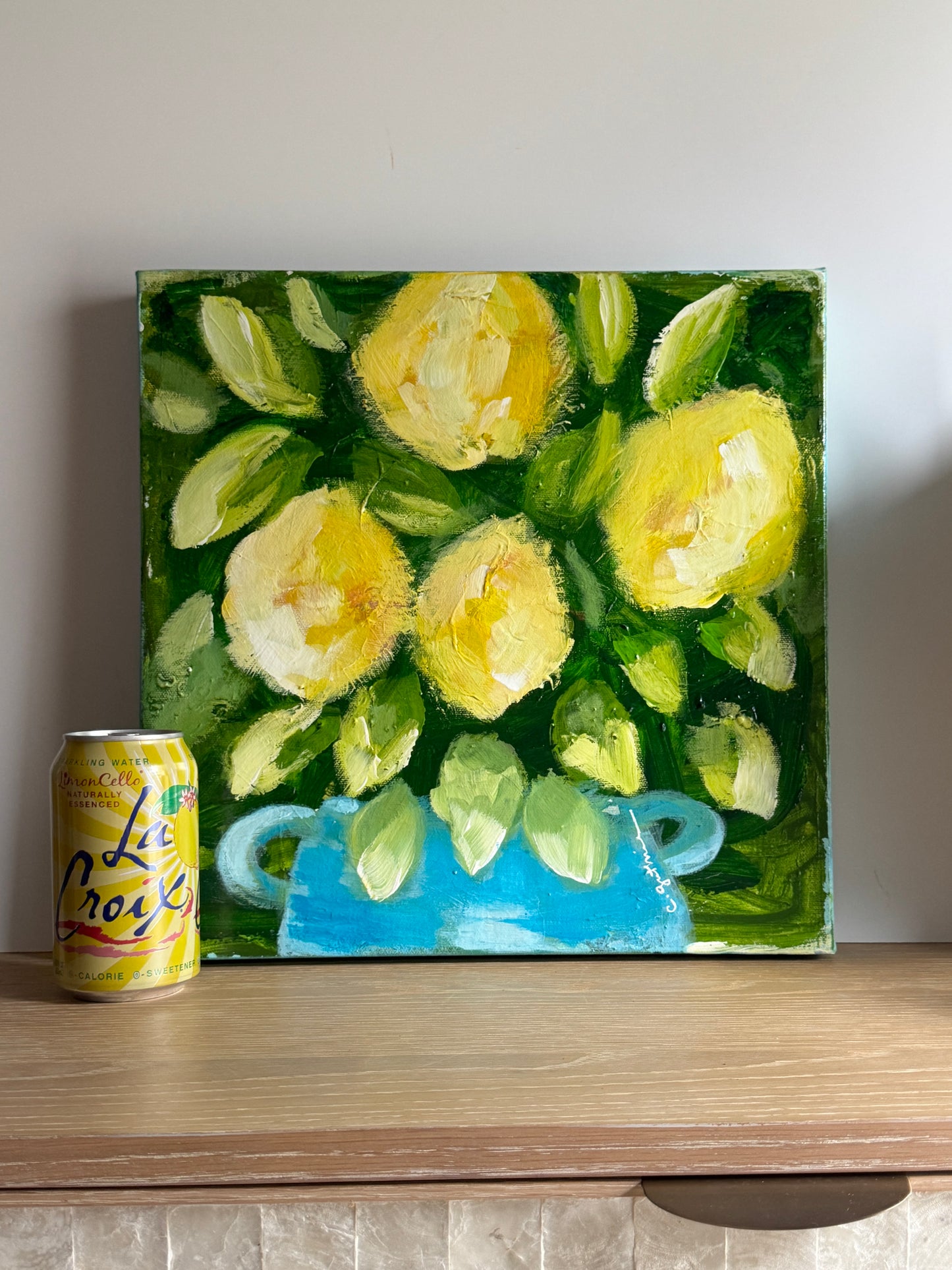 14 x 14 Limoncello Floral
