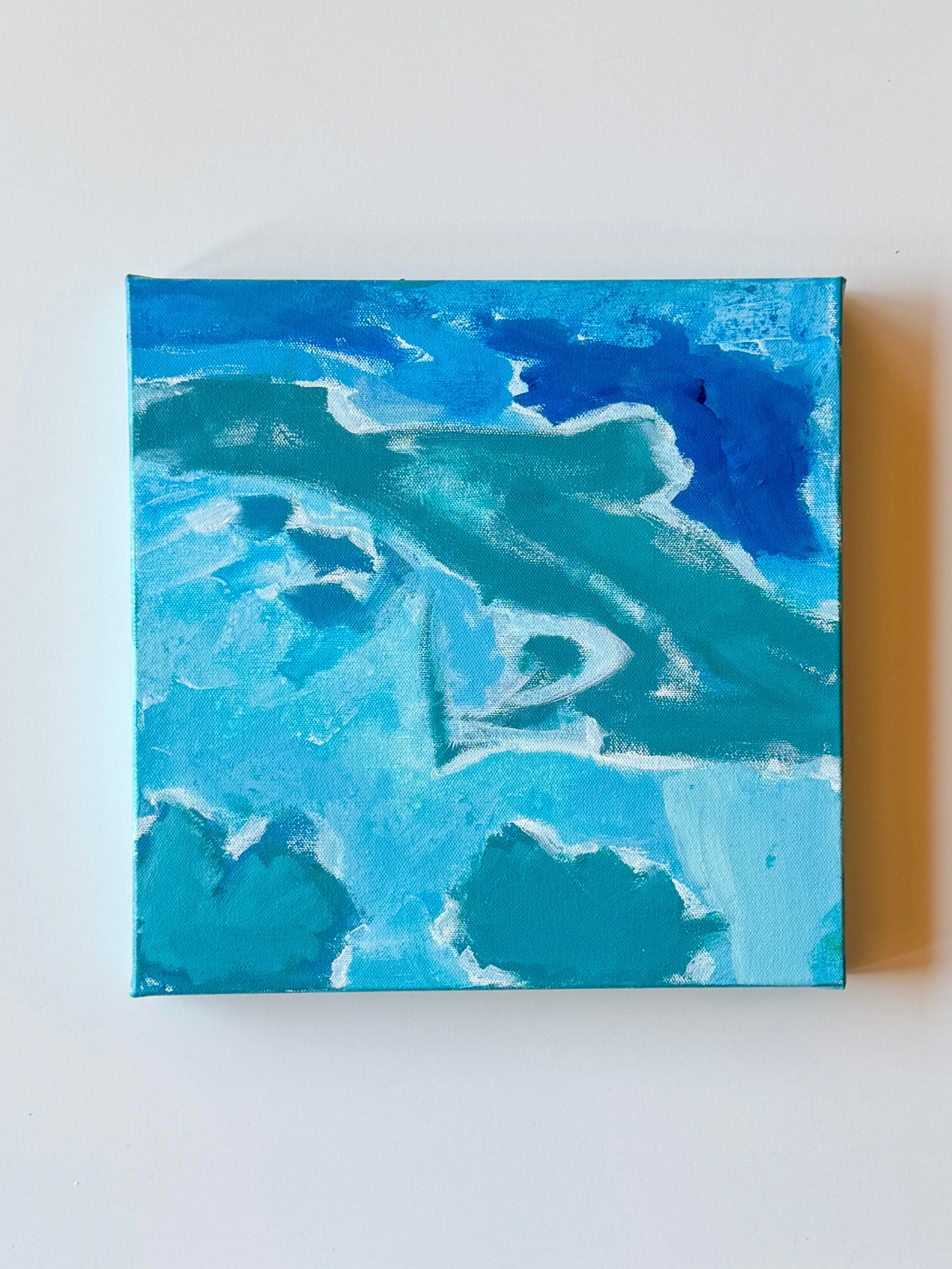 Ocean Aerial 1 || 12 x 12 Abstract
