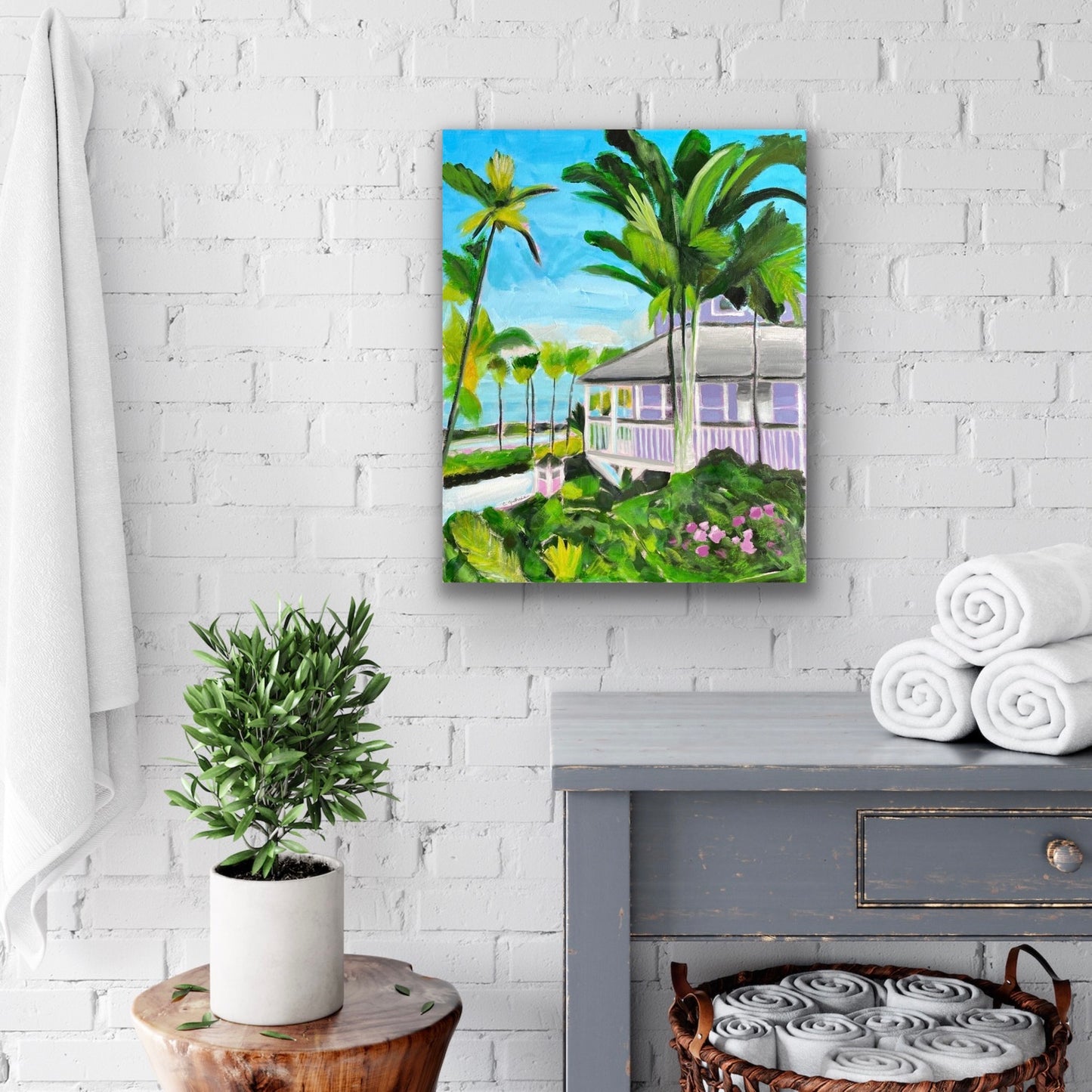 Psalm 92:12-15 Palms || 24 x 30