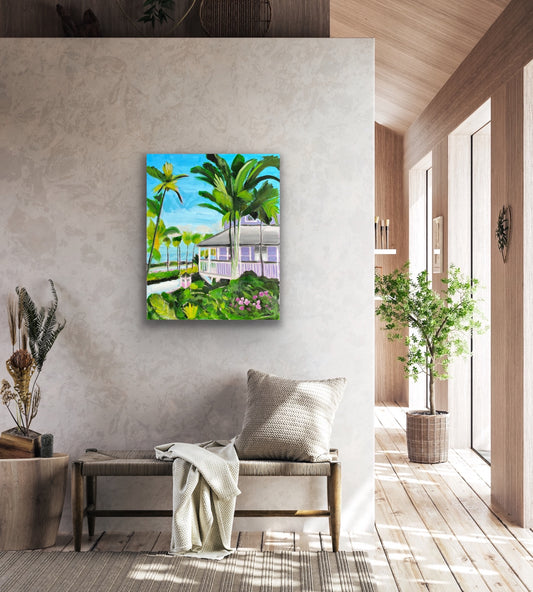 Psalm 92:12-15 Palms || 24 x 30