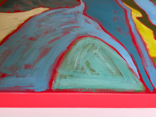 Blue Mountain Home || 24 x 24