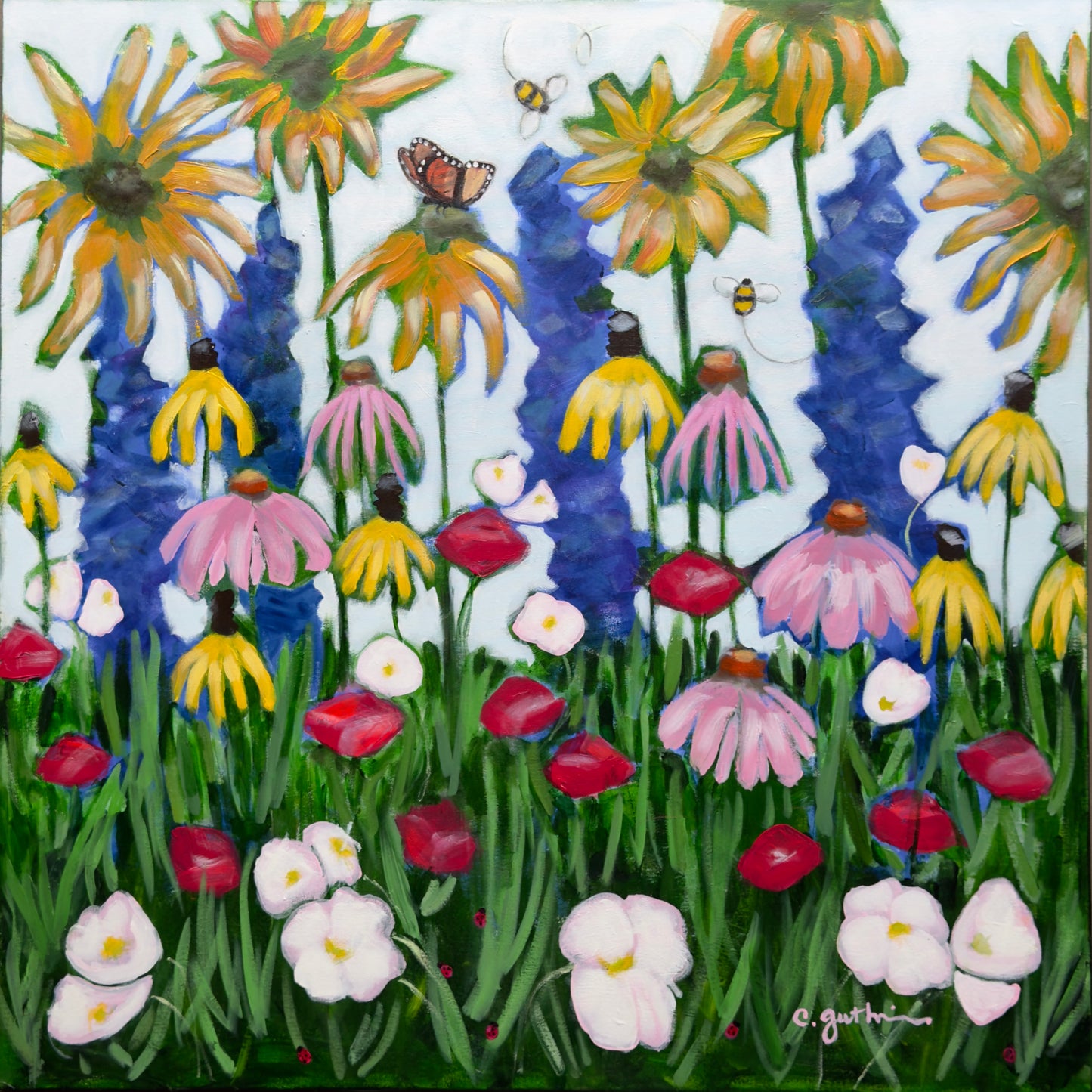 Wildflower Walk || 36 x 36