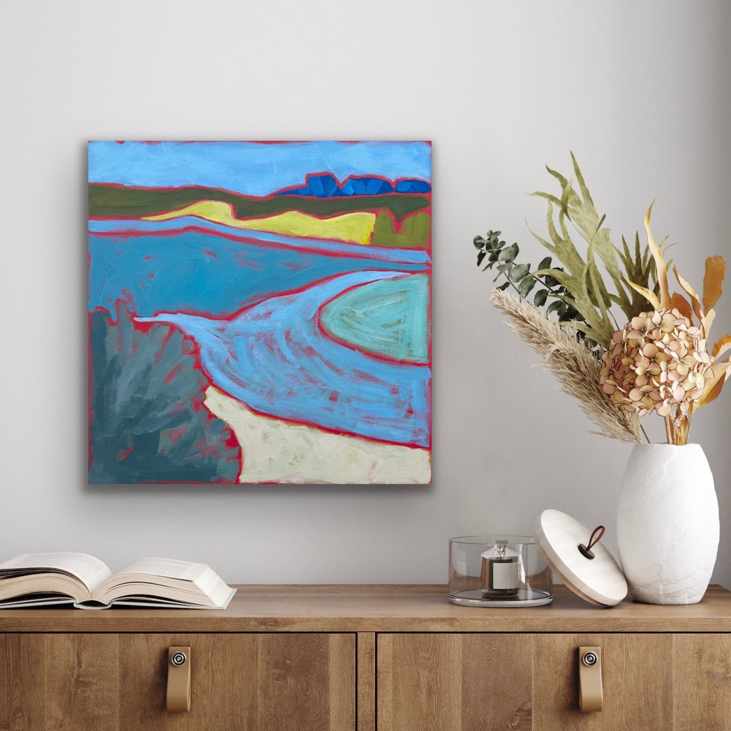 Blue Mountain Home || 24 x 24