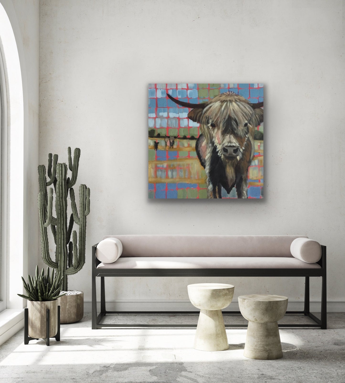 Sweet Georgia Peach || 36 x 36