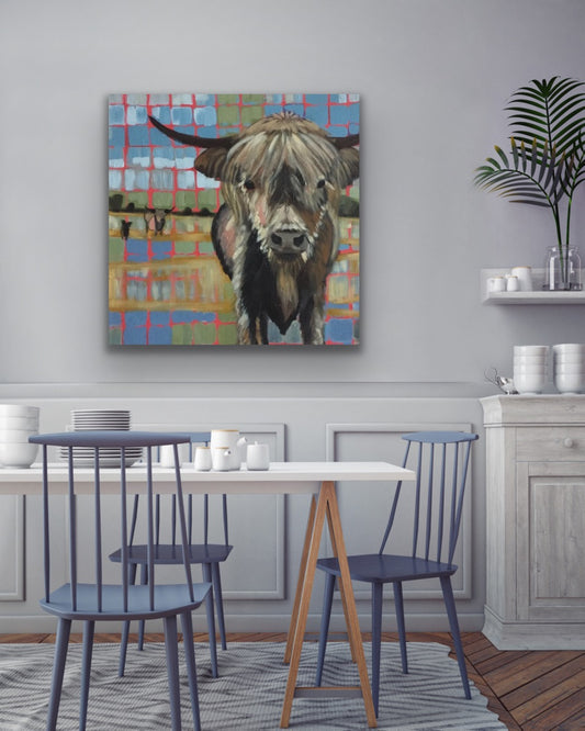 Sweet Georgia Peach || 36 x 36