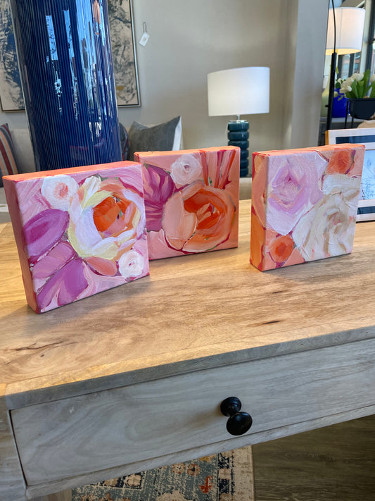 Island Floral Shelf Sitter || 6 x 6