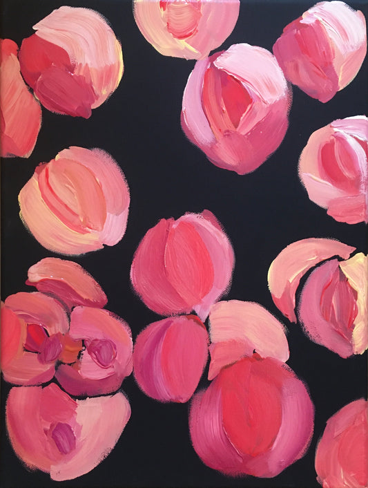 Peachy Pink One || 12 x 16