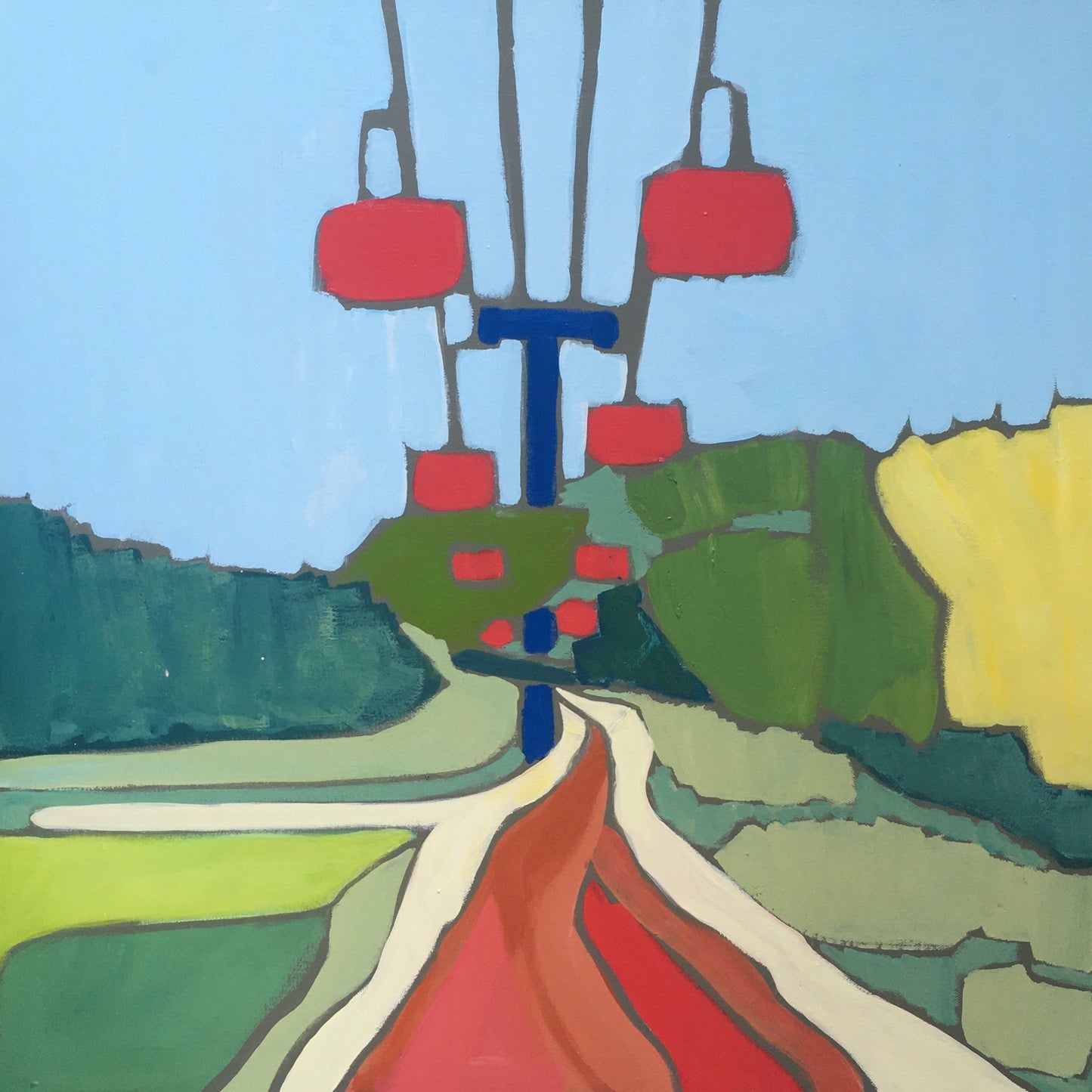 Straight Up || 24 x 24