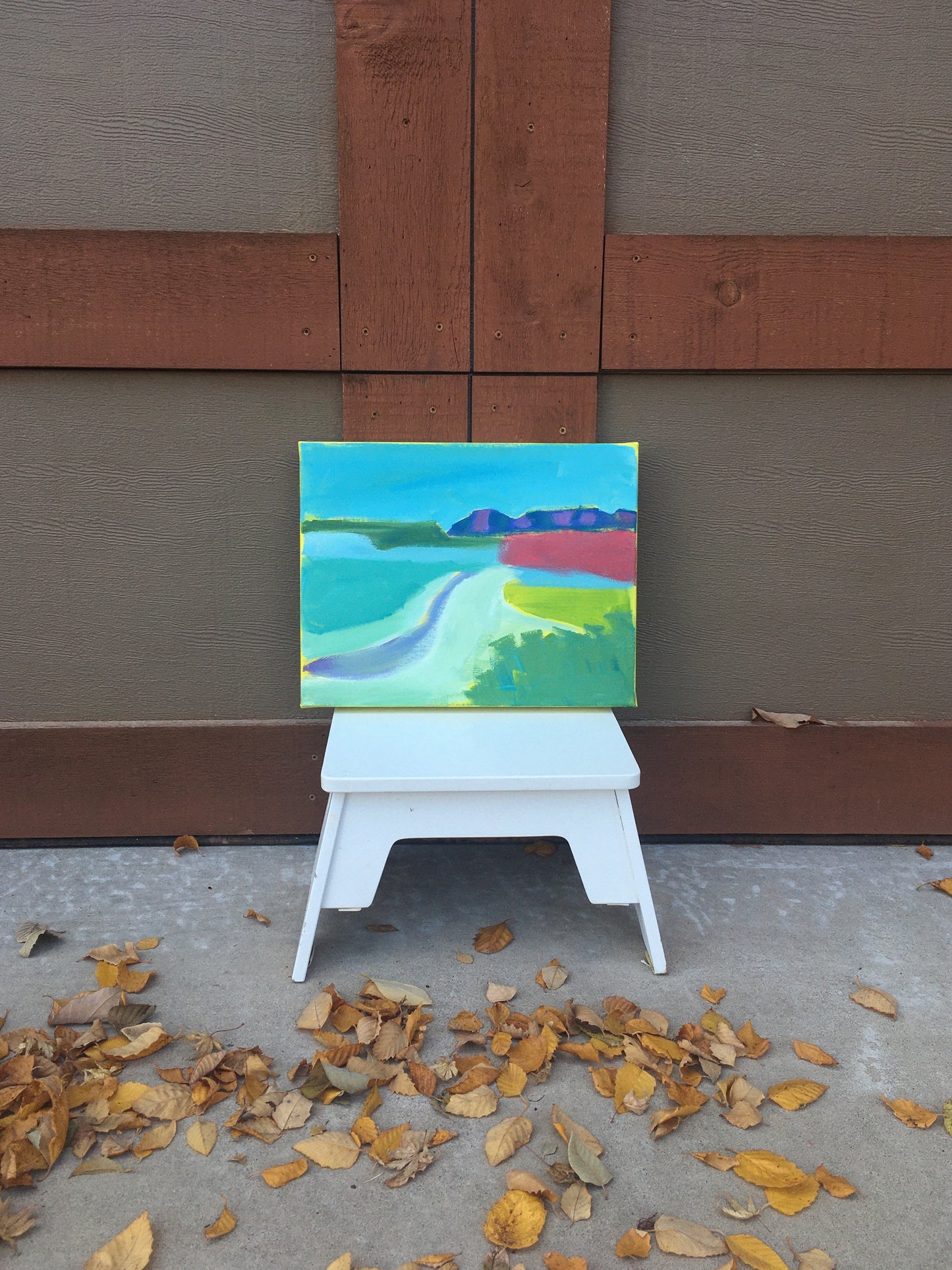 Lake in Lilac || 11 x 14