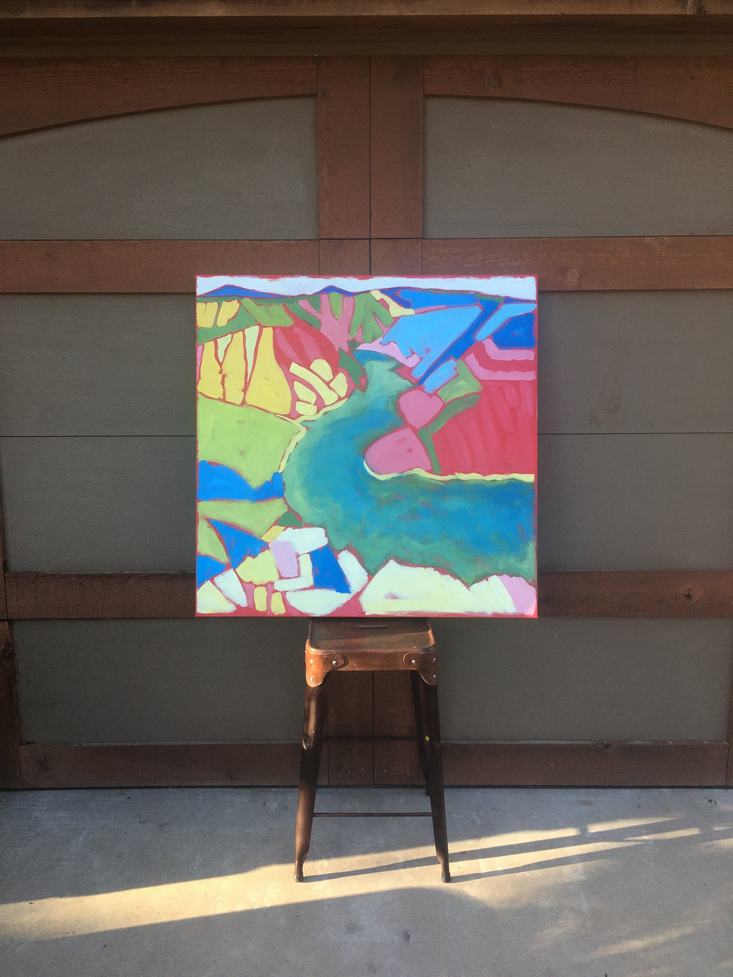 Along the Green River || 36 x 36