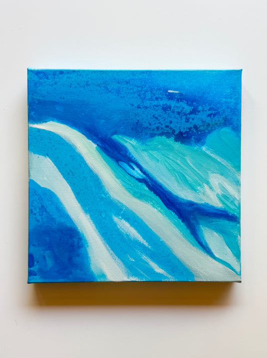 Ocean Aerial 2 || 12 x 12 Abstract