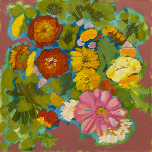 Dance of the Zinnias || Floral