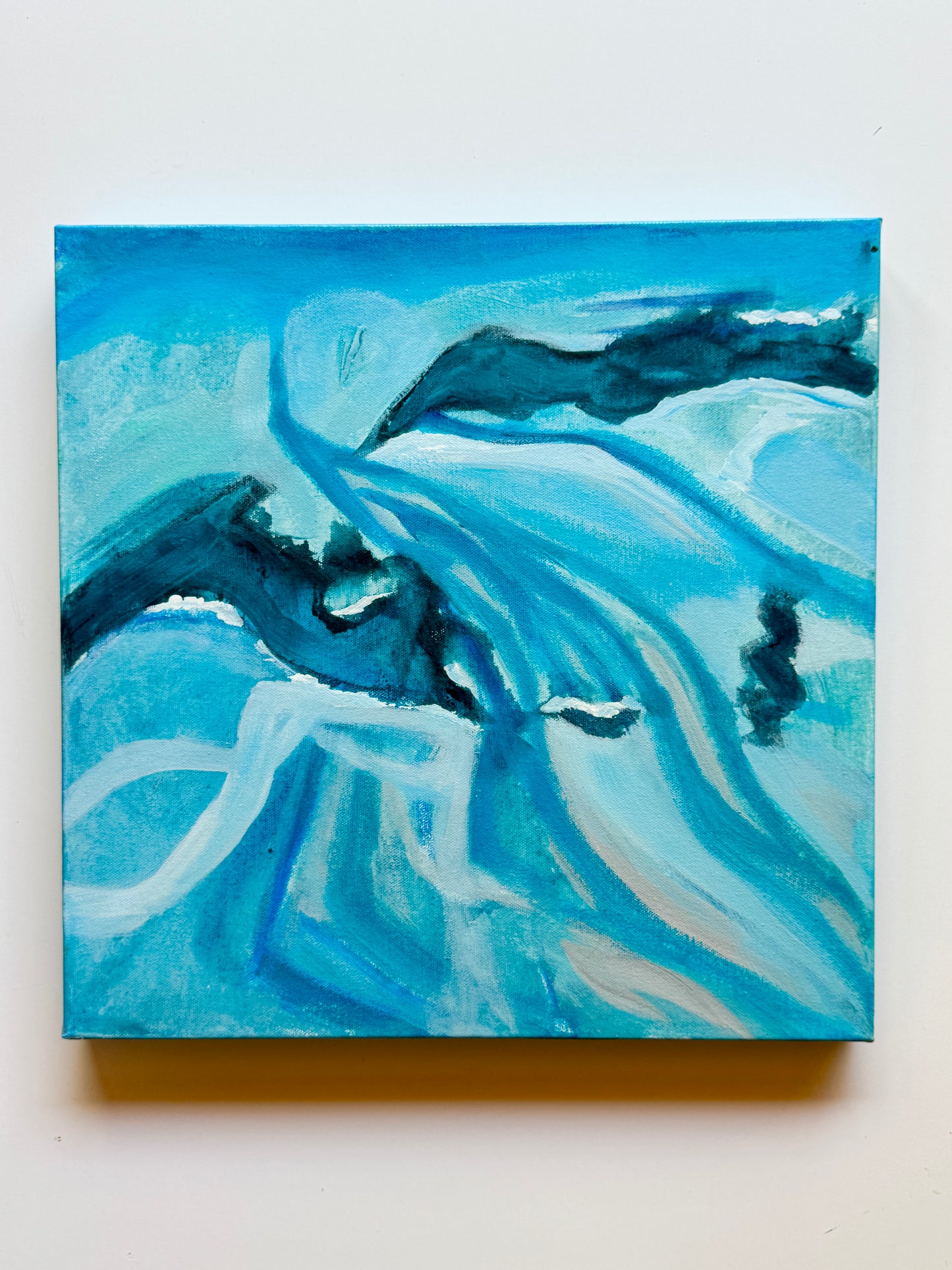 Ocean Aerial 3 || 14 x 14 Abstract