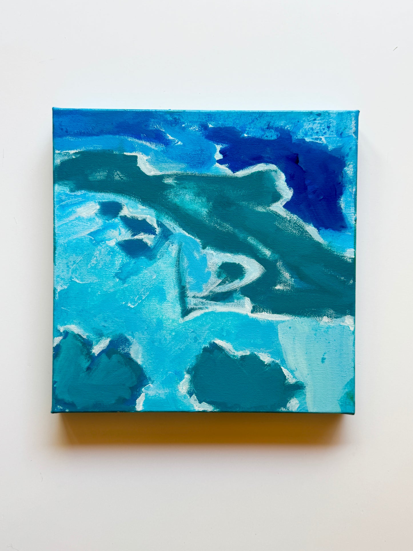 Ocean Aerial 1 || 12 x 12 Abstract