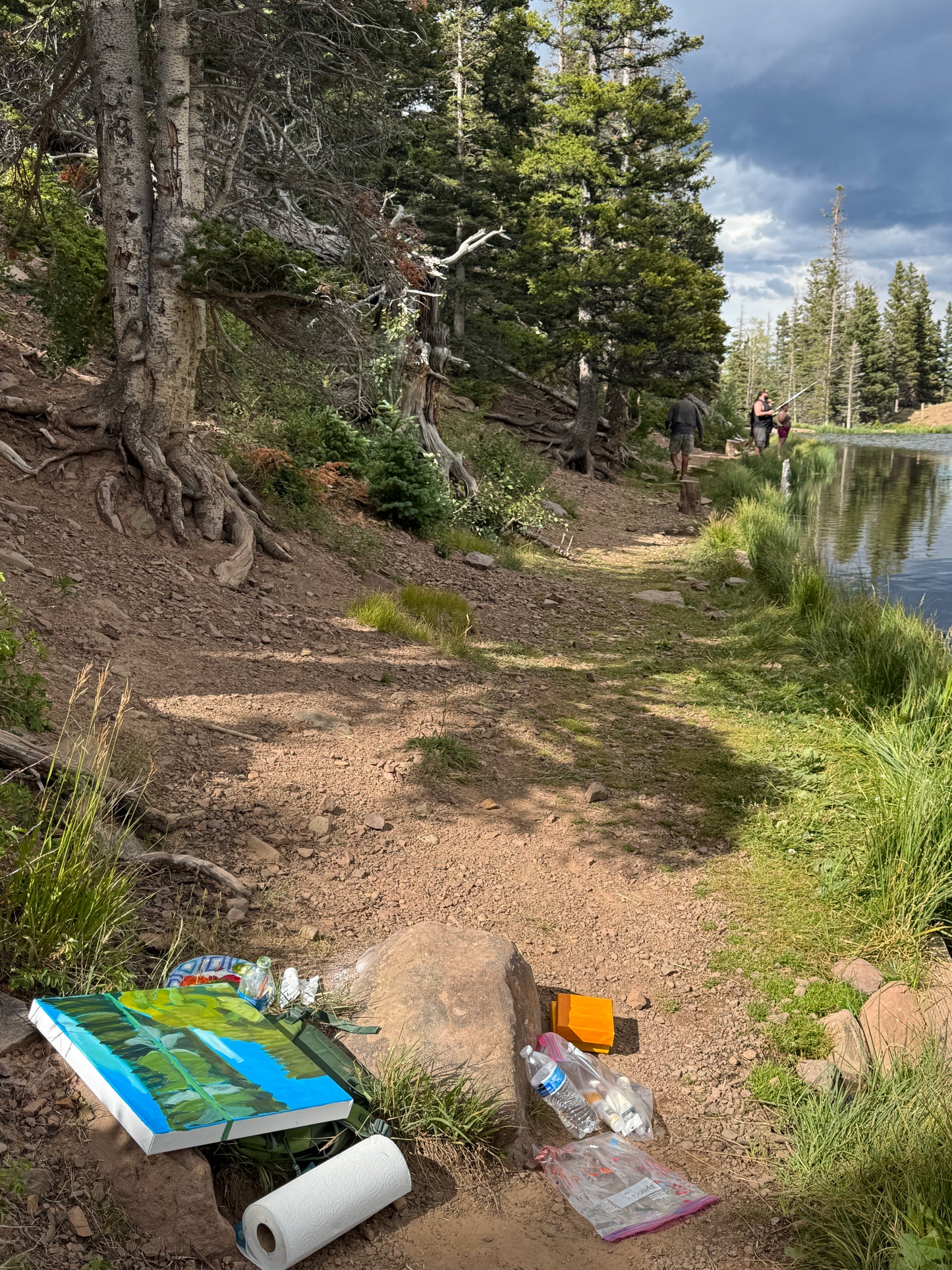 Blue Lake || 16 x 16
