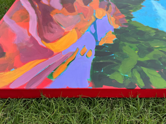 Spring Creek view 3 || 24 x 30