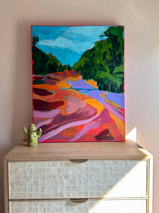 Spring Creek view 3 || 24 x 30