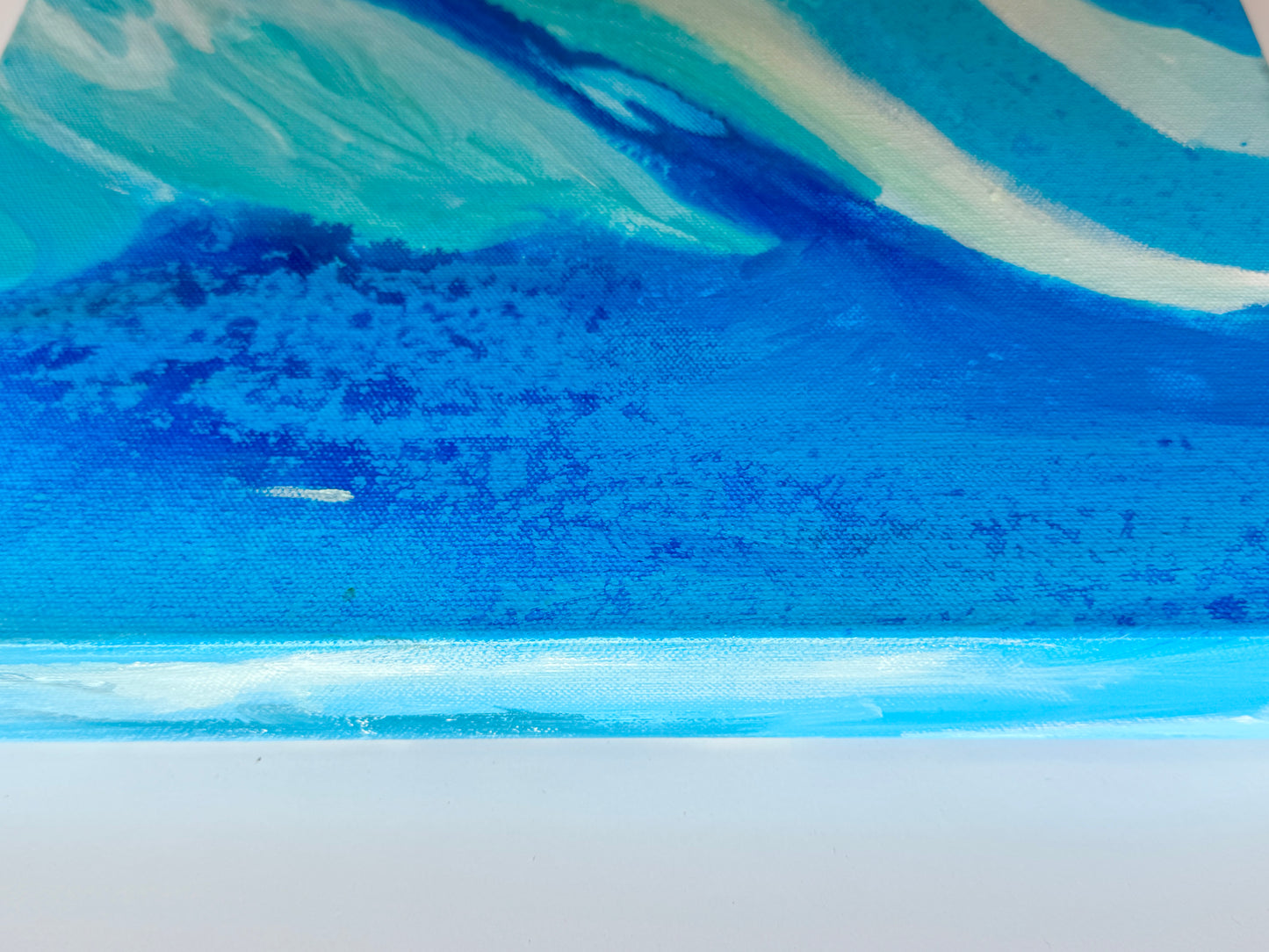 Ocean Aerial 2 || 12 x 12 Abstract
