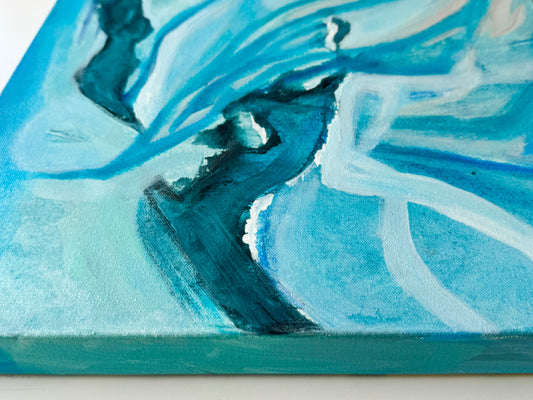 Ocean Aerial 3 || 14 x 14 Abstract