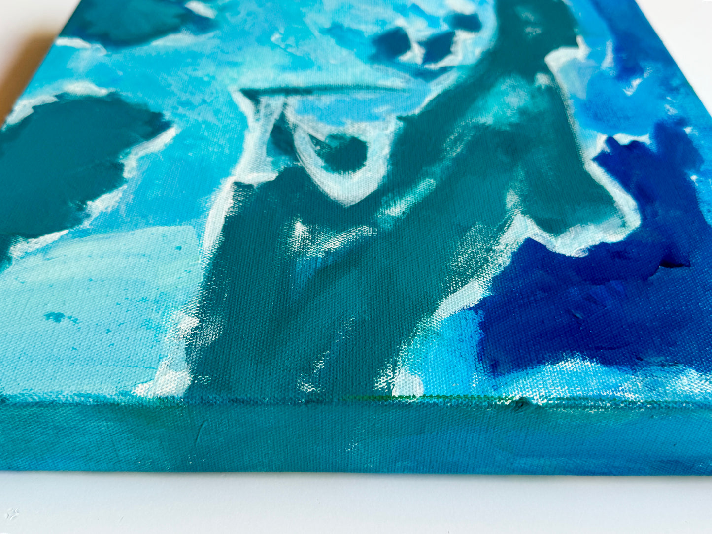 Ocean Aerial 1 || 12 x 12 Abstract