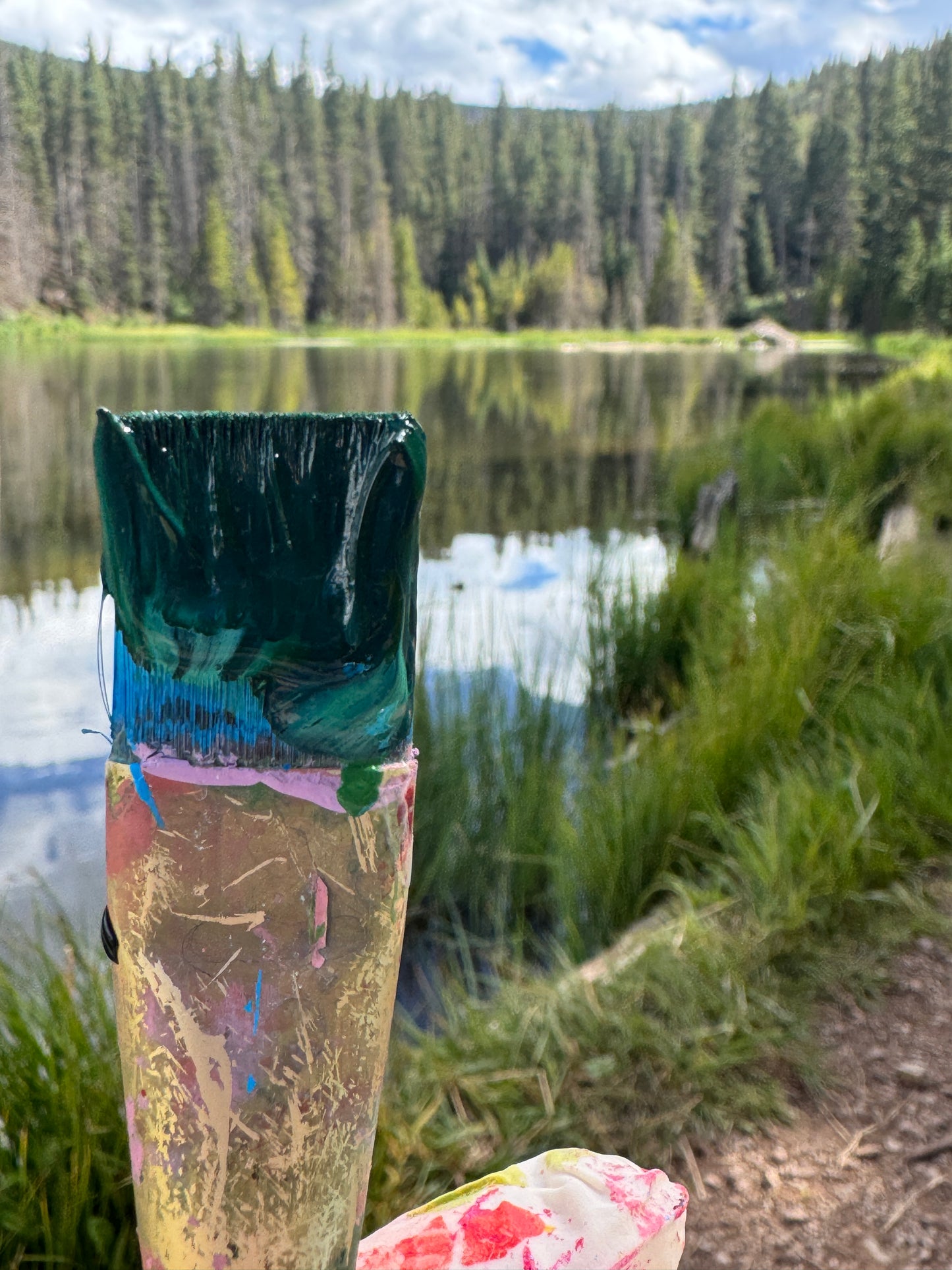 Blue Lake || 16 x 16