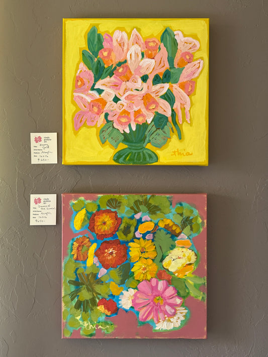 Dance of the Zinnias || Floral
