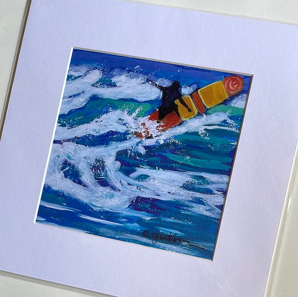 Surf Happy Print || 8 x 8