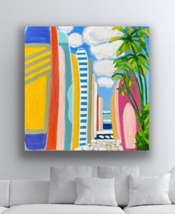 At the Sea || 36 x 36