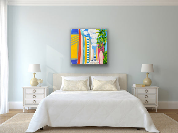 At the Sea || 36 x 36