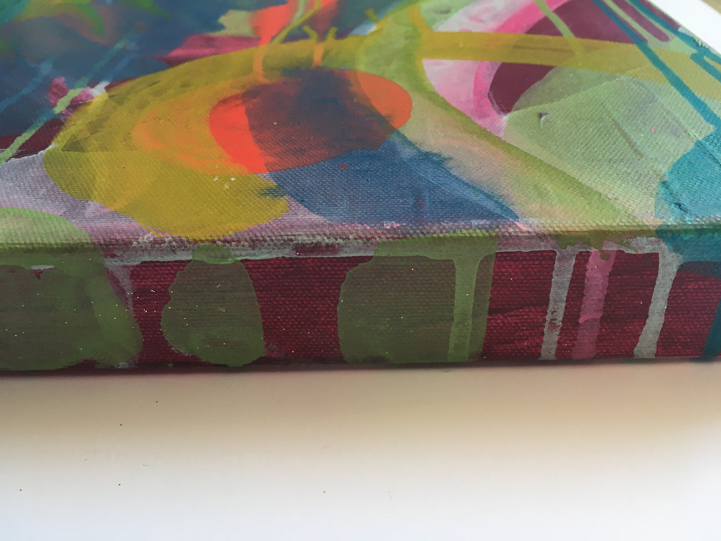 A Refreshing Rain || 14 x 14 Abstract Floral