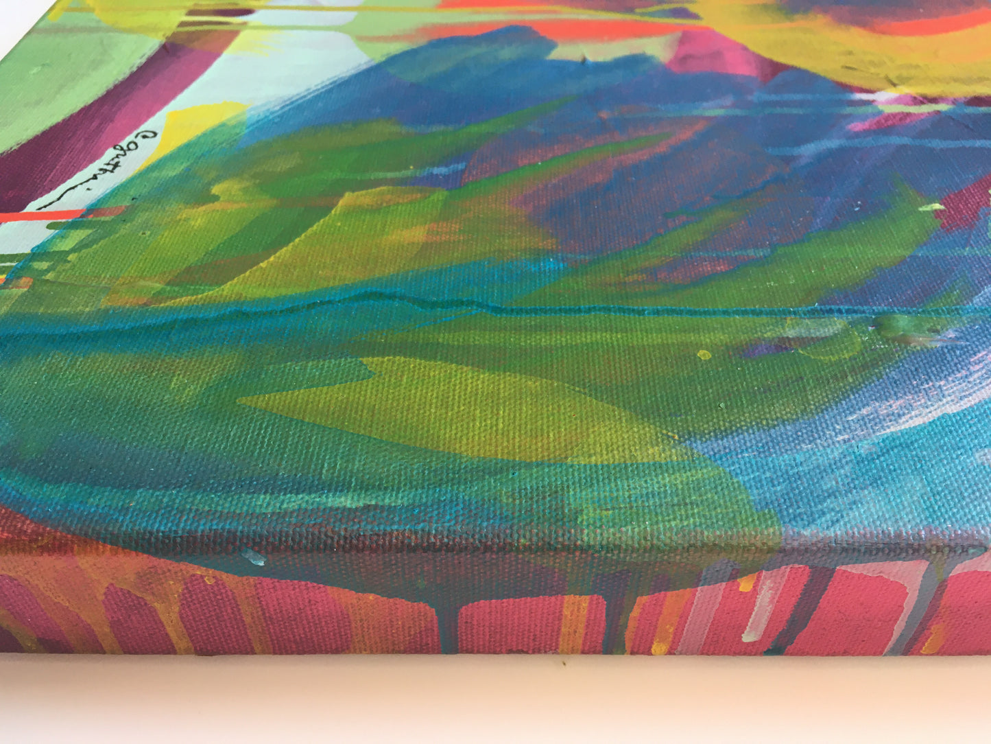 A Refreshing Rain || 14 x 14 Abstract Floral