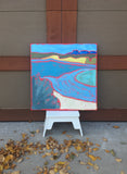 Blue Mountain Home || 24 x 24